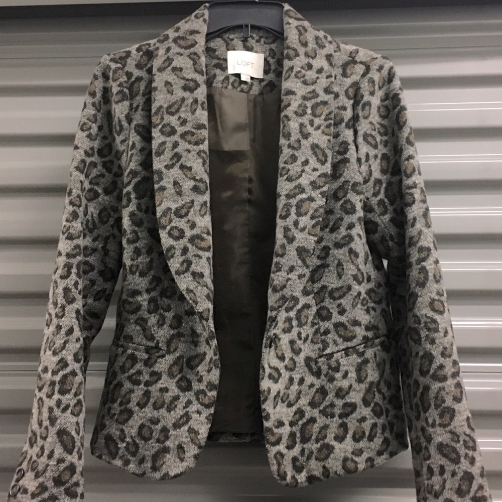 Loft Leopard Print Jacket. - image 1